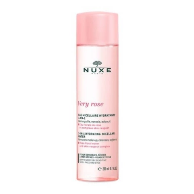 Nuxe Very Rose 3in1 Hydrating Micellar Water Увлажняющая мицеллярная вода для лица и глаз 3 в 1 фото 1