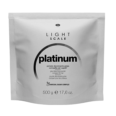 LISAP MILANO Быстродействующий компактный серый осветляющий порошок для волос Fast acting compact gray hair lightening powder фото 1