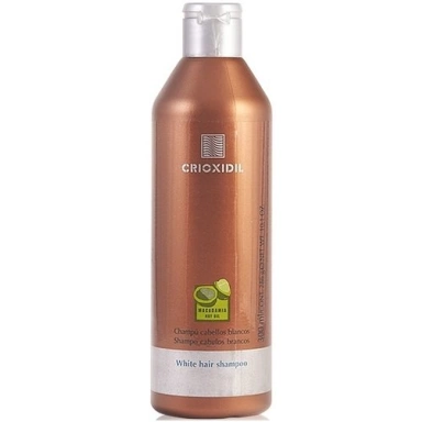 Crioxidil White Hair Shampoo Шампунь для нейтрализации желтизны на седых и обесцвеченных волосах фото 1