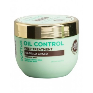 Kativa OIL CONTROL Маска "Контроль" интенсивный уход для жирных волос фото 1