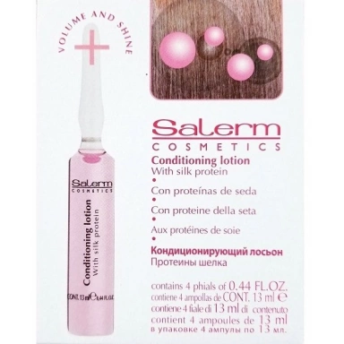 Salerm Conditioning Lotion Silk Protein Интенсивный лосьон с протеинами шелка фото 2