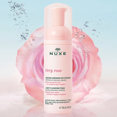 Nuxe Very Rose Light Cleansing Foam Очищающая пенка для лица фото 2