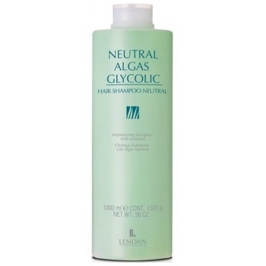 Lendan Shampoo Neutral Algas Glycolic Гликолевый шампунь на основе водорослей фото 2