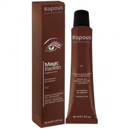 Kapous Magic Keratin Eyebrow and Eyelash Dye Краска с кератином для бровей и ресниц без аммония, 30 мл