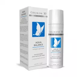 Medical Collagene 3D Гель-маска для лица AQUA BALANCE с гиалуроновой кислотой AQUA BALANCE face gel mask with hyaluronic acid