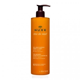 Nuxe Reve de Miel Gel Lavant Surgras Visage et Corps Ультранасыщенный очищающий гель для лица и тела