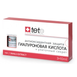TETE Гиалуроновая кислота + Улиточный секрет Hyaluronic Acid + Snail Extract