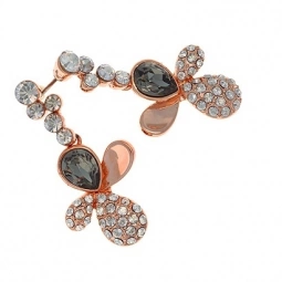 Charmelle Серьги Трехлистник с кристаллами Swarovski E 17849AA