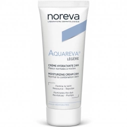 Noreva Aquareva Moisturising Day Cream Light Textured Увлажняющий крем 24 ч для нормальной и комбинированной кожи