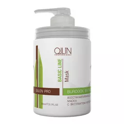 Ollin - Basic Line - Маска восстанавливающая с экстрактом репейника