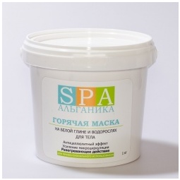 Альганика Горячая маска на белой глине и водорослях
