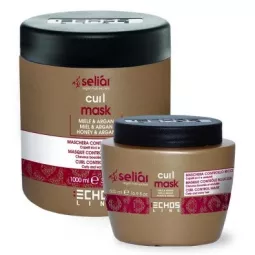 Echosline Маска для вьющихся волос медом и маслом Аргании Curl Mask