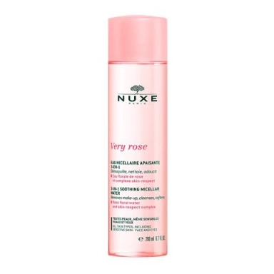 Nuxe Very Rose 3in1 Soothing Micellar Water Смягчающая мицеллярная вода для лица и глаз 3 в 1 фото 1