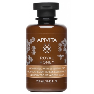 Apivita Royal Honey Shower Gel with Essential Oils Гель для душа с эфирными маслами Королевский мед фото 1