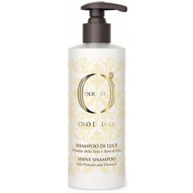 Barex Olioseta Oro Di Luce Shine Shampoo Шампунь-блеск с протеинами шелка и семенем льна фото 1