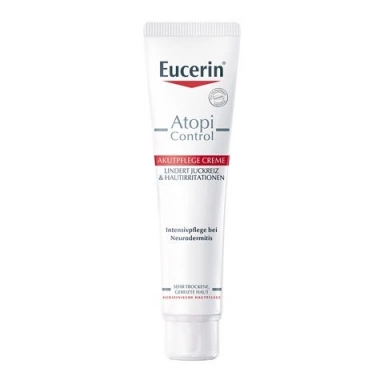 Эуцерин АтопиКонтрол Крем успокаивающий для взрослых, детей и младенцев Eucerin AtopiControl Acute Care Cream фото 1