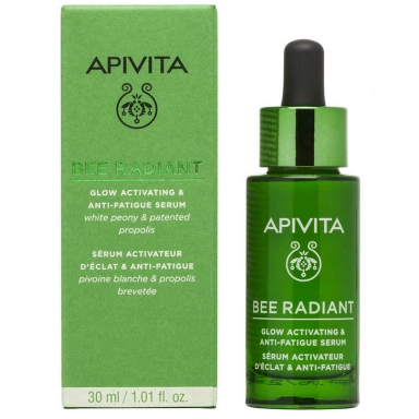 Apivita Bee Radiant Glow Activating and Anti-Fatigue Serum Сыворотка активатор сияния против признаков усталости кожи фото 2