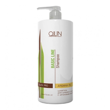 Ollin - Basic Line - Шампунь для сияния и блеска с аргановым маслом фото 1