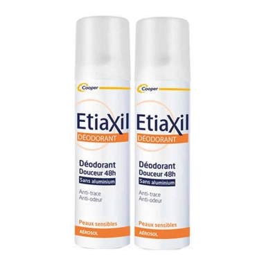 Etiaxil Дезодорант аэрозоль для чувствительной без солей алюминия (2 штуки) Déodorant Douceur 48h фото 1