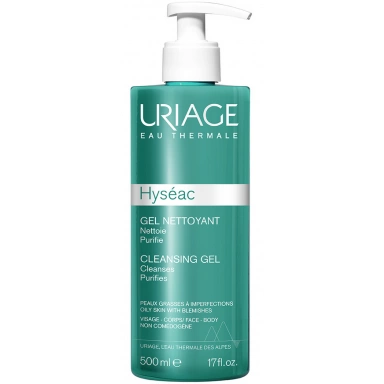 Uriage Hyseac Cleansing Gel Гель очищающий мягкий фото 2