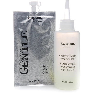 Kapous GentleMan Gel Color Гель-краска для волос для мужчин, 40/40 мл фото 2
