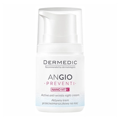 Dermedic Ангио Превенти Крем активный ночной против морщин Angio Preventi Active anti-wrinkle night cream фото 1