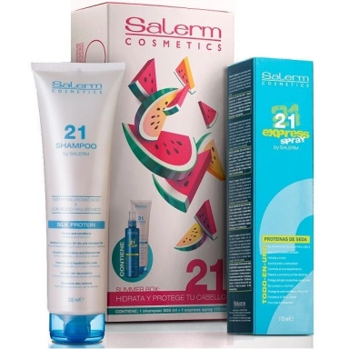 Salerm Cosmetics Salerm 21 Набор для волос летний (шампунь + спрей) фото 1