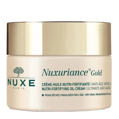 Nuxe Nuxuriance Gold Creme-Huile Nutri-Fortifiante Питательный восстанавливающий антивозрастной крем для лица фото 1