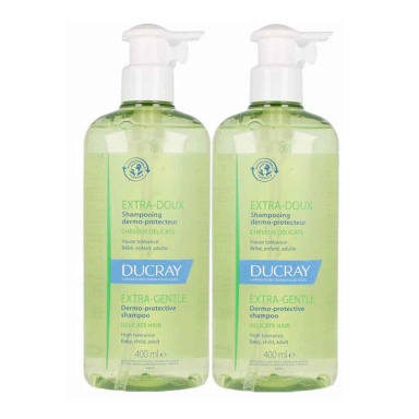 Ducray Набор Экстра-Ду Шампунь защитный для частого применения (2 штуки) Extra-doux Shampooing dermo-protecteur фото 1