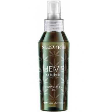 Selective Professional Hemp Sublime Ultimate Luxury Elixir Восстанавливающий эликсир с маслом конопли для всех типов волос фото 1