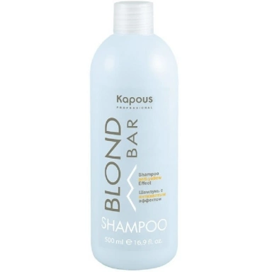 Kapous Blond Bar Shampoo Шампунь с антижелтым эффектом фото 1