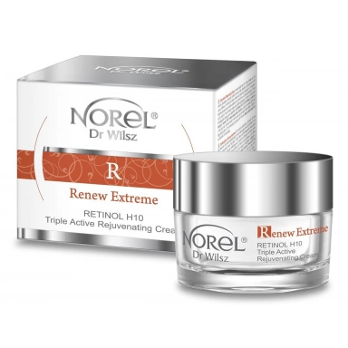 Norel Dr. Wilsz Активный, омолаживающий крем с ретинолом, витамином С и фитиновой кислотой  Renew Extreme Retinol H10 Triple active rejuvenating cream фото 2