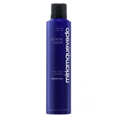 Miriam Quevedo Extreme Caviar Final Touch Hairspray Medium Hold Лак для волос средней фиксации с экстрактом черной икры фото 1