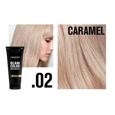 La Biosthetique Glam Color Advanced 02 Caramel Тонирующая маска для волос Карамельный фото 3