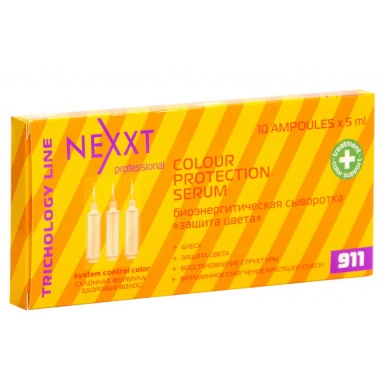 Nexxt Professional Color Protection Serum Биоэнергетическая сыворотка Защита Цвета фото 1