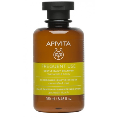 Apivita Gentle Daily Shampoo Chamomile and Honey Мягкий шампунь для частого использования с Ромашкой и Мёдом фото 2