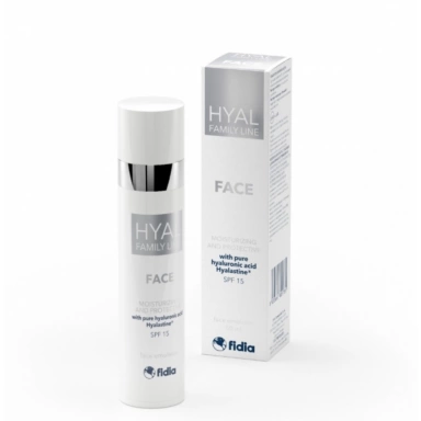 HYAL Family Line Эмульсия для лица увлажняющая защитная с гиалуроновой кислотой Hyalastine SPF15  фото 1