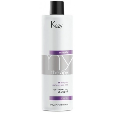 Kezy Mytherapy Remedy Keratin Restructuring Shampoo Шампунь реструктурирующий с кератином фото 3