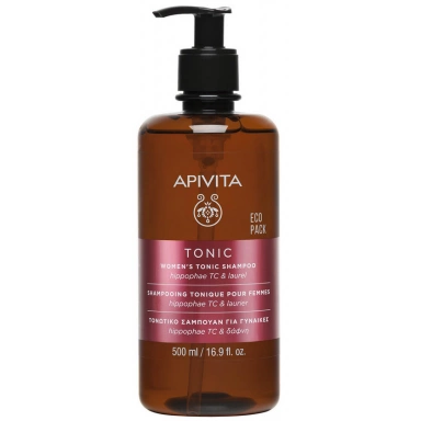 Apivita Women's Tonic Shampoo Тонизирующий шампунь против выпадения волос для женщин с облепихой и лавром фото 1