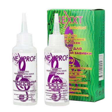 Nexxt Professional Solo-Bio Perm Keratin Wave Lady Joker Набор №2 Био-перманент для химической завивки поврежденных волос фото 1