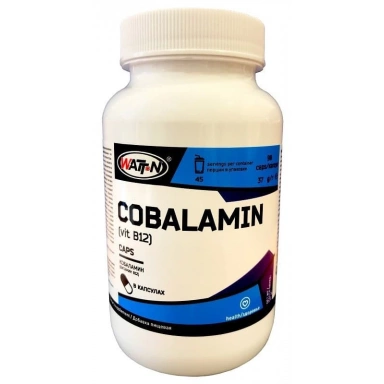 Watt Nutrition  Витамин B12 (Кобаламин) в капсулах COBALAMIN   фото 1