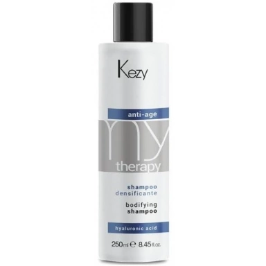 Kezy MyTherapy Anti-Age Hyaluronic Acid Bodifying Shampoo Шампунь для придания густоты истонченным волосам с гиалуроновой кислотой фото 2