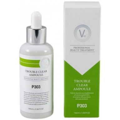 V45 Себорегулирующая успокаивающая ампула Trouble Clear Ampoule фото 1
