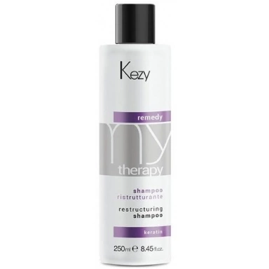 Kezy Mytherapy Remedy Keratin Restructuring Shampoo Шампунь реструктурирующий с кератином фото 2