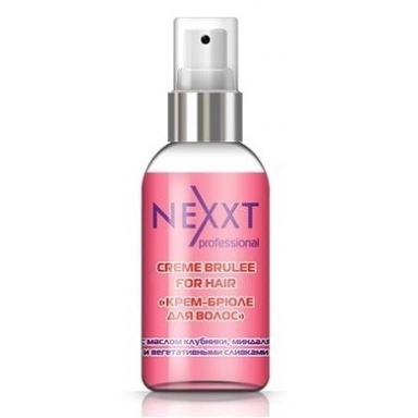 Nexxt Professional Creme Brulle For Hair Смузи-флюид Крем-брюле для волос с маслом клубники, миндаля и вегетативными сливками фото 1