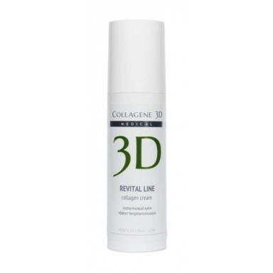 Medical Collagene 3D Коллагеновый крем для интенсивного увлажнения и омоложения кожи лица REVITAL LINE Collagen cream for intensive hydration and rejuvenation of facial skin REVITAL LINE фото 2