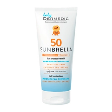 Dermedic Санбрелла Бэби Молочко солнцезащитное для детей SPF50 Sunbrella sun protection milk spf 50 for children and infants фото 1