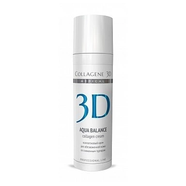 Medical Collagene 3D Коллагеновый крем для сухой кожи лица AQUA BALANCE Collagen cream for dry skin AQUA BALANCE фото 1