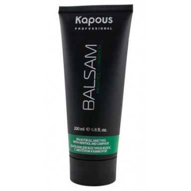 Kapous Бальзам для всех типов волос с ментолом и маслом камфоры фото 1