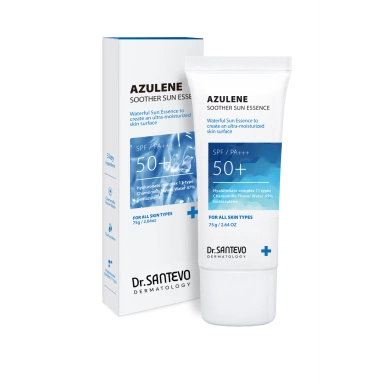 Dr. Santevo Azulen Soother Sun Essence Успокаивающая солцезащитная эссенция SPF50+/PA+++ фото 1